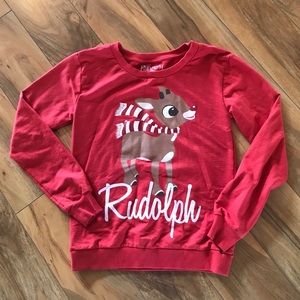 Rudolph The Red-Nosed Reindeer Red Long Sleeve